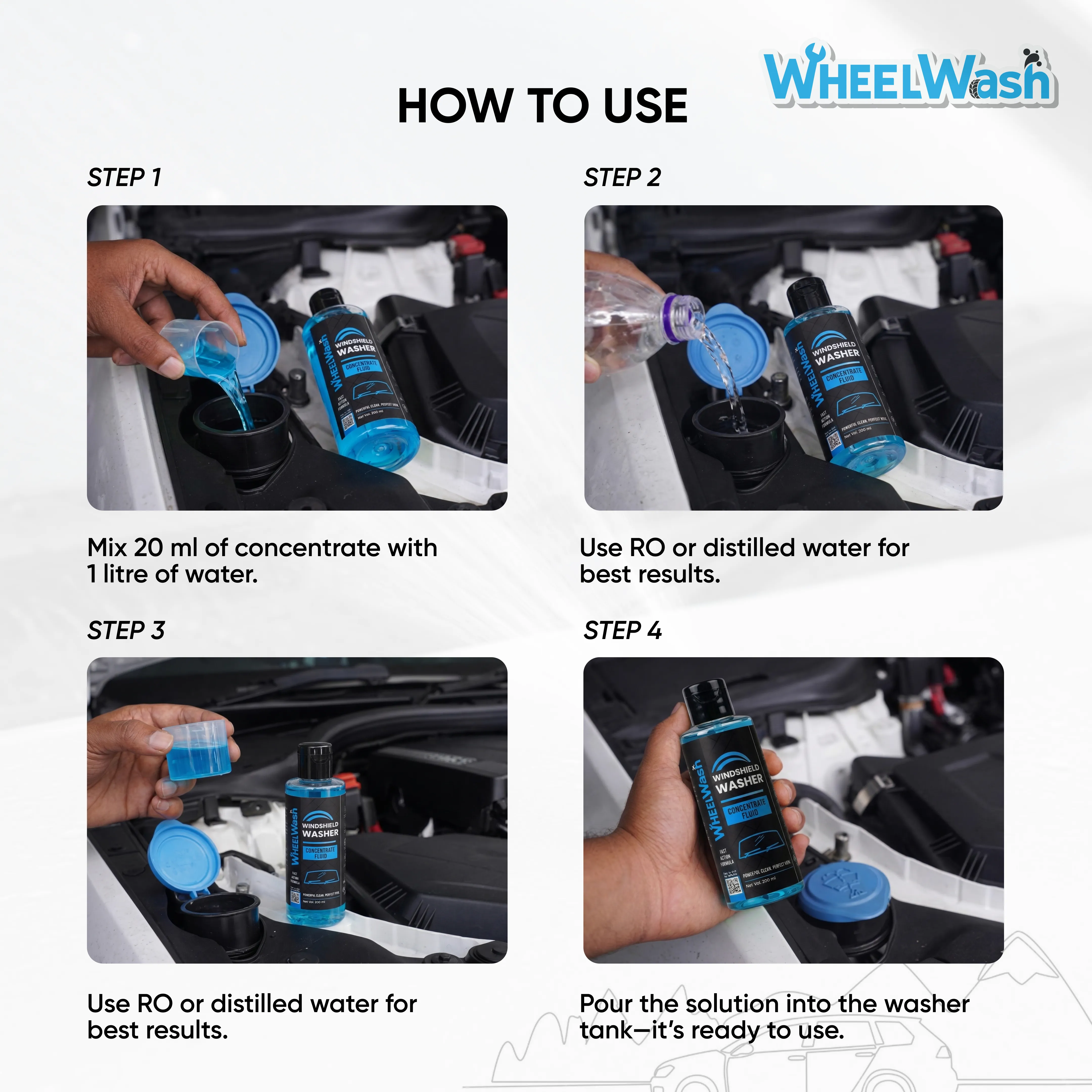Windshield Washer Concentrate Fluid For Car - Image 3