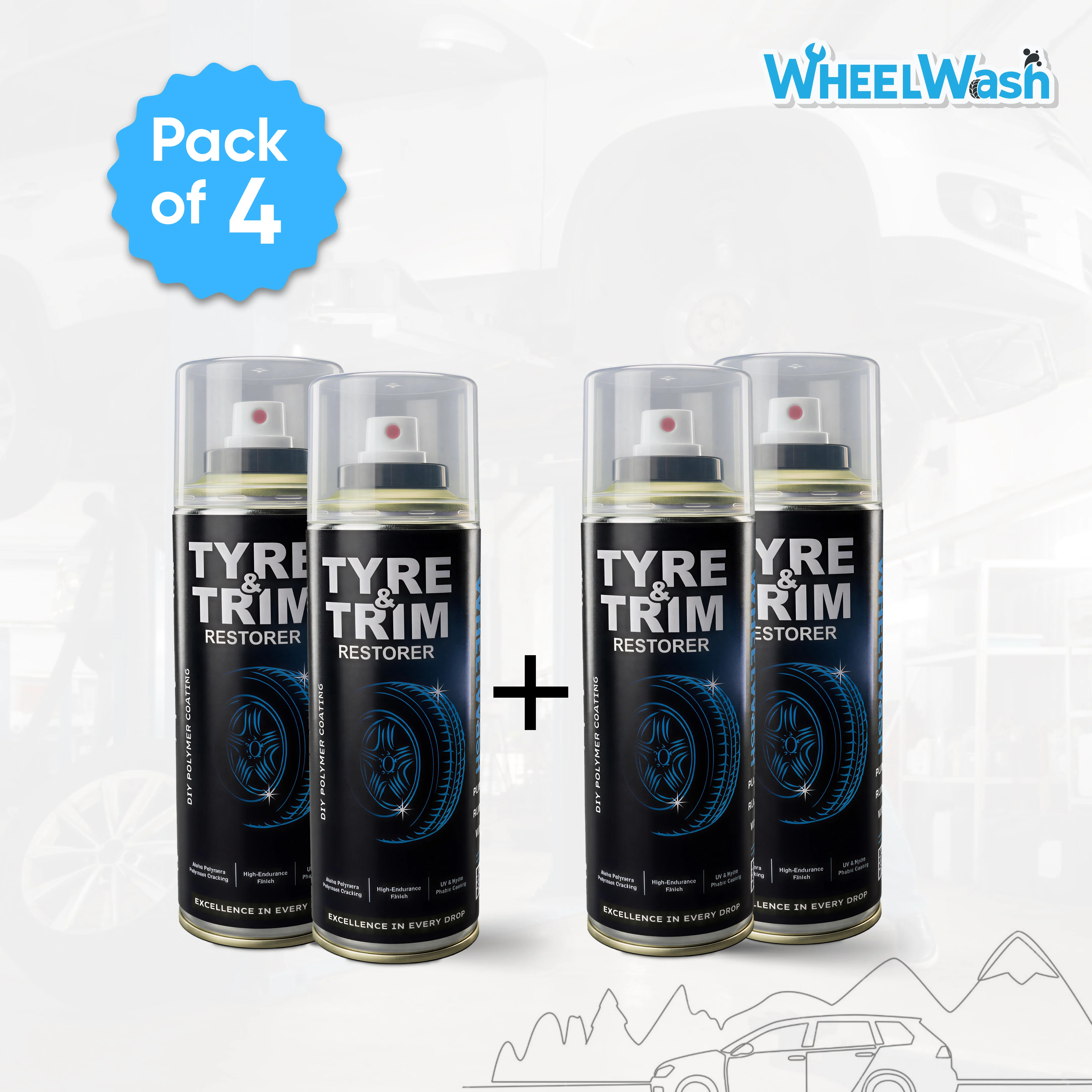 Tyre & Trim Restorer Spray Coating - Image 8
