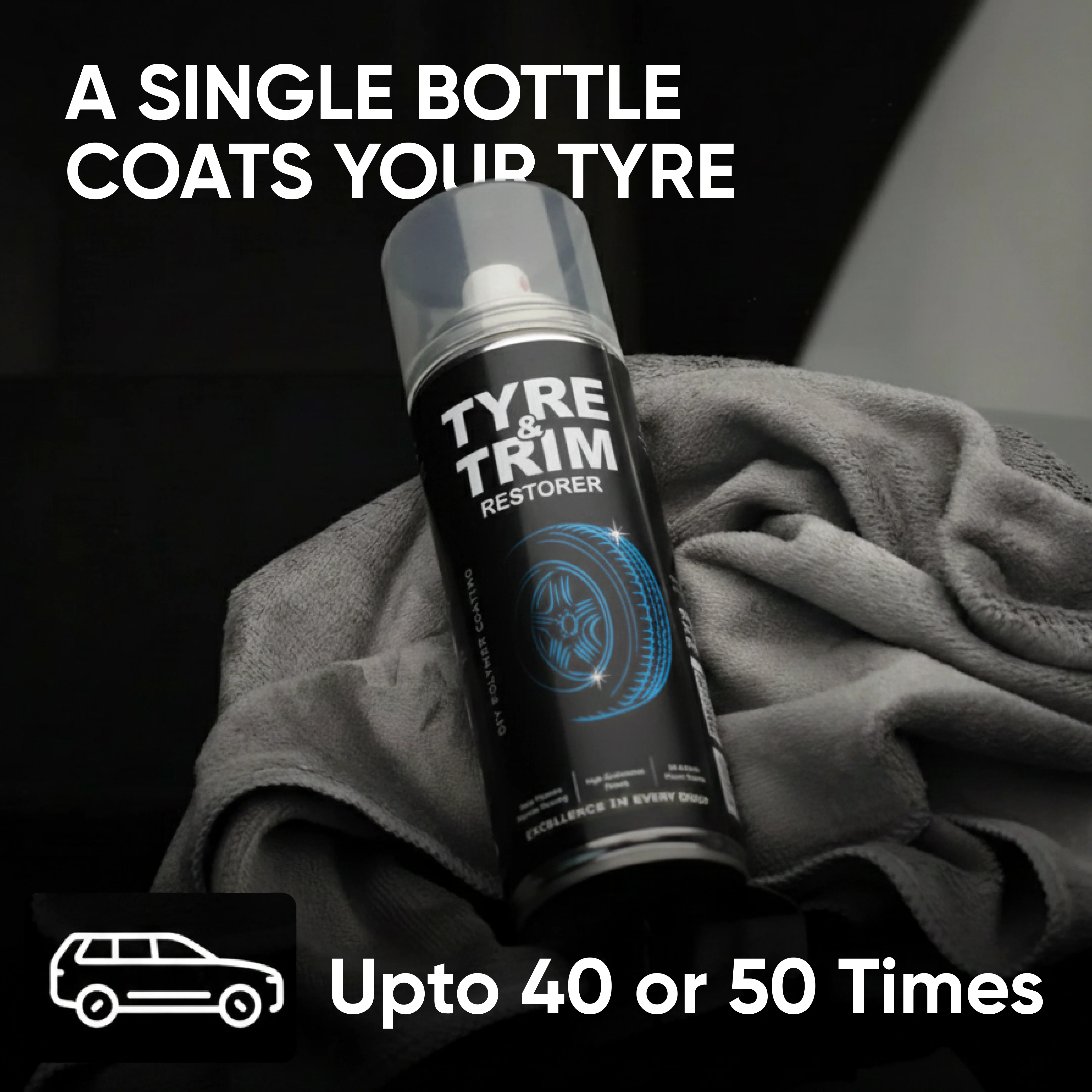 Tyre & Trim Restorer Spray Coating - Image 9