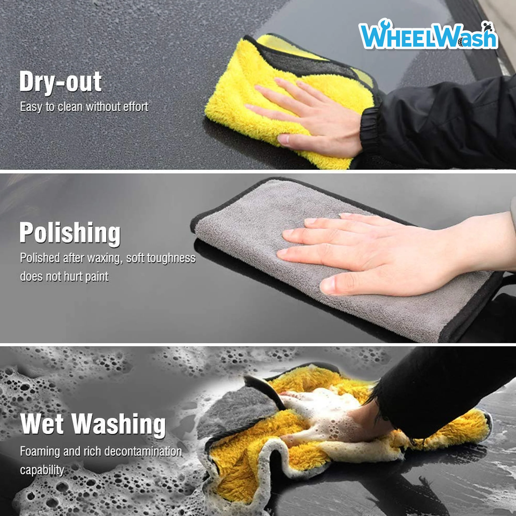Wheelwash Elite 300 GSM Microfiber Cloth - Image 5