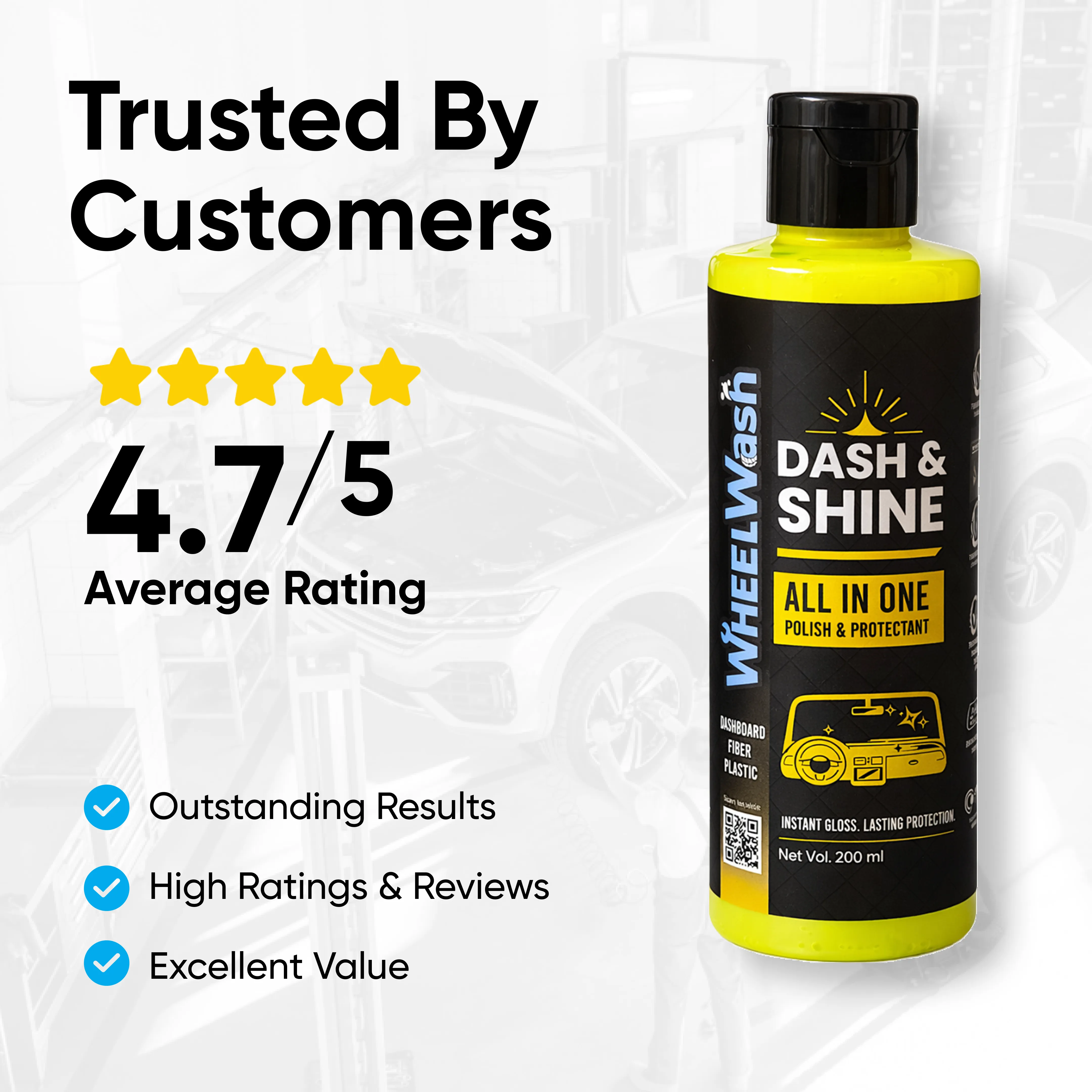 Bubble Burst Snow Foam Shampoo + Dash & Shine All In One Polish Combo - Image 10